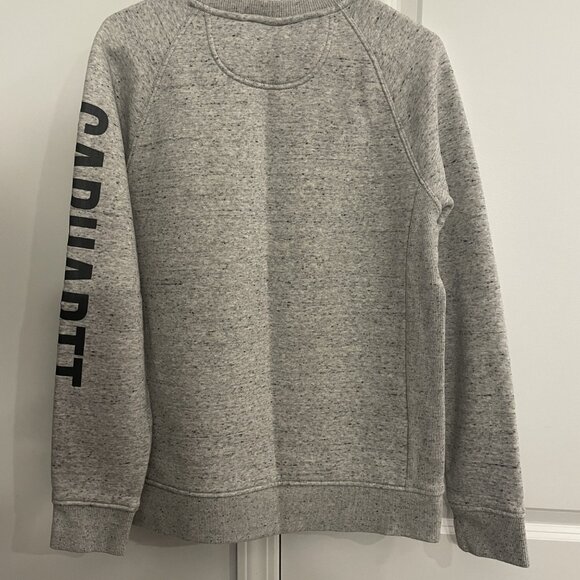 CARHARTT RELAXED FIT, CREWNECK, SWEATSHIRT, LRG, HEATHER GRAY - Picture 6 of 6